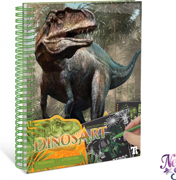 Carnet à gratter DinosArt