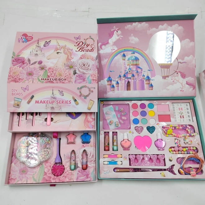 Make-up Nagelset 3-in-1 Sieradendoos Roze