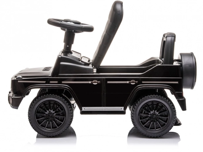 Loopauto Mercedes G-Klasse zwart met claxon en motorgeluid