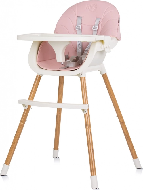 Kinderstoel Chipolino Rio 2v1 roze