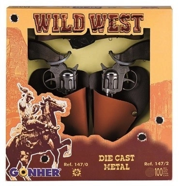 Ensemble de revolvers de cow-boy
