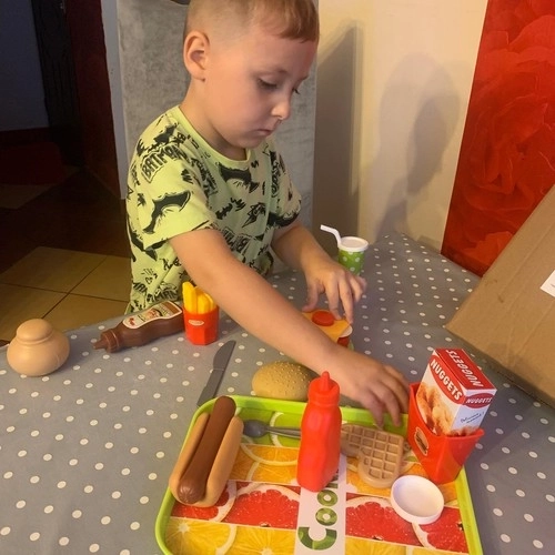 Fast food set voor kinderen