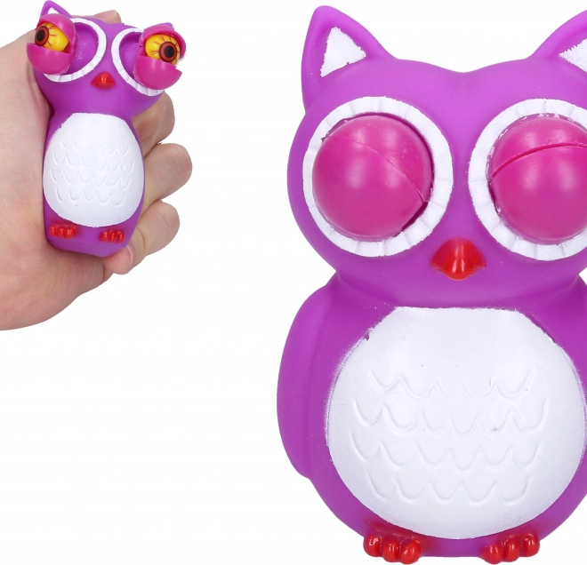 Squeezable Owl 8 cm