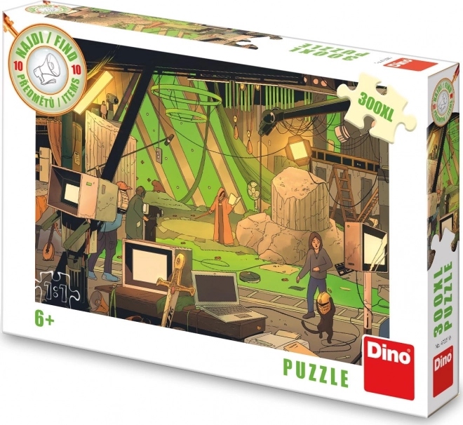 DINO Puzzel Vind 10 voorwerpen: Film XL 300 stukjes