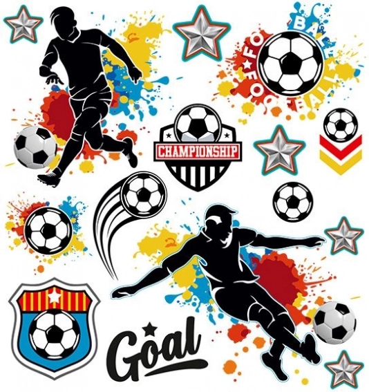 Patches thermocollants football - petite planche