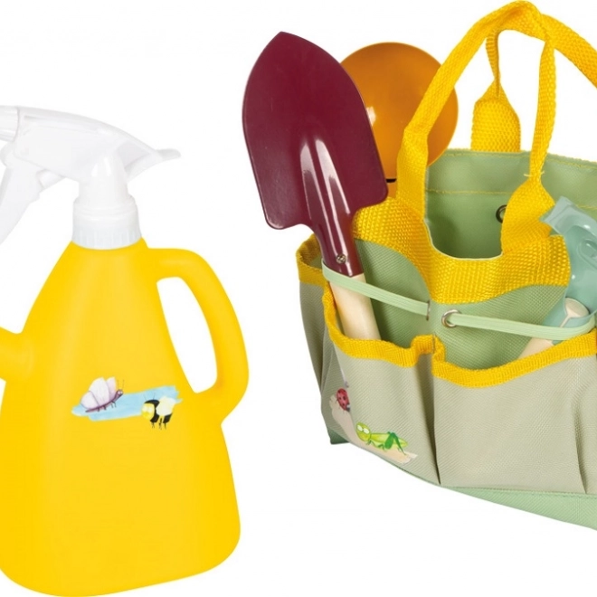 Children's Gardening Tool Set in a Tiny Garden Bag