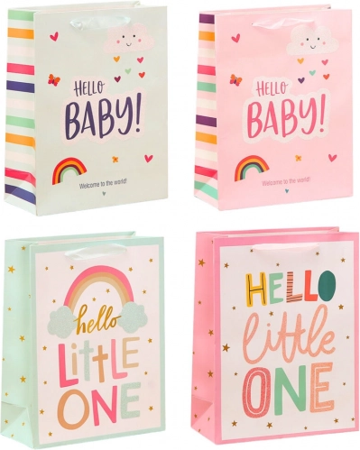 Sac cadeau pour enfants Hello Baby Little One