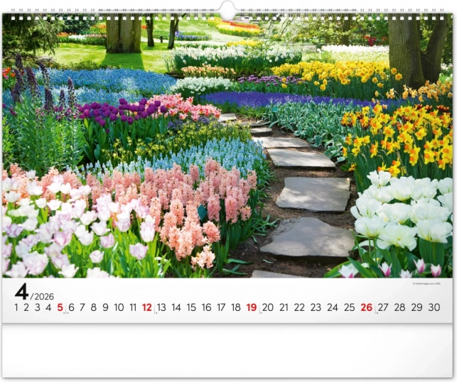 Wandkalender Gärten 2026