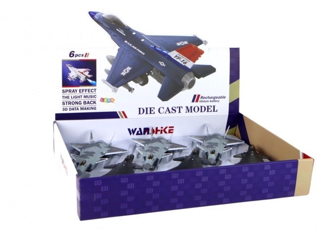 Modelvliegtuig met wrijvingsaandrijving Zwart Grijs