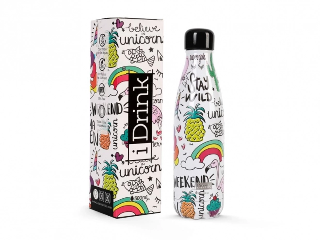 Thermos regenboog eenhoorn Stay Wild