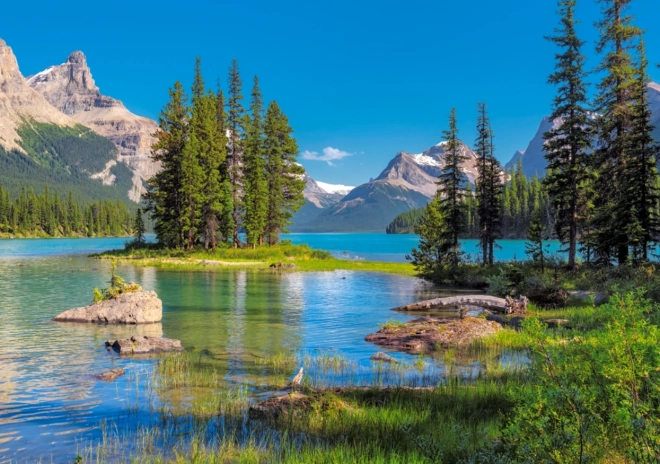 Puzzel 500 stuks Maligne Lake Canada