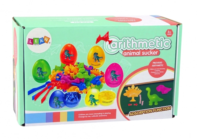Dinosaur figuren met zuignappen