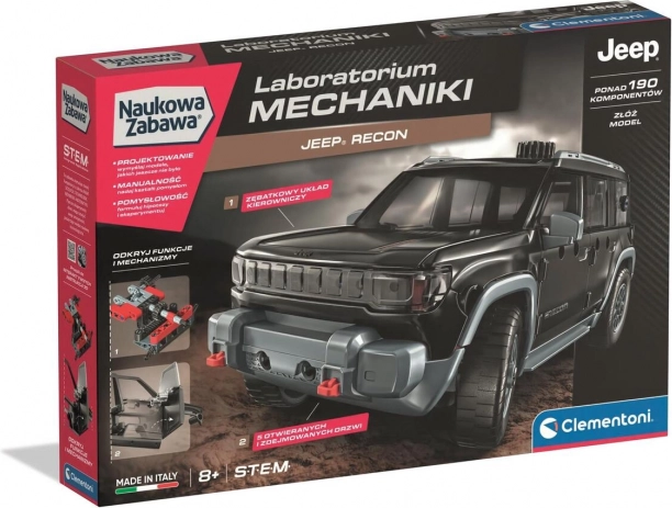 laboratoire de mécanique – kit Jeep Recon de Clementoni