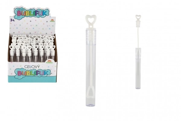 Mini bellenblazer 5 ml gel wit bruiloft 10,5cm