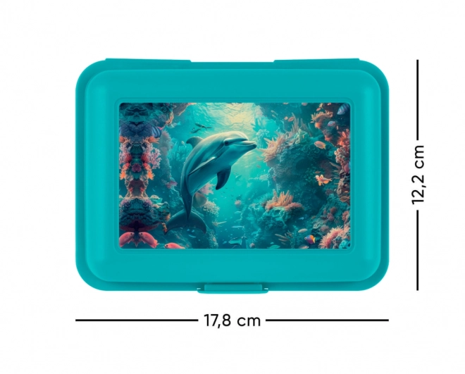 Snack Box with Dolphin Design
