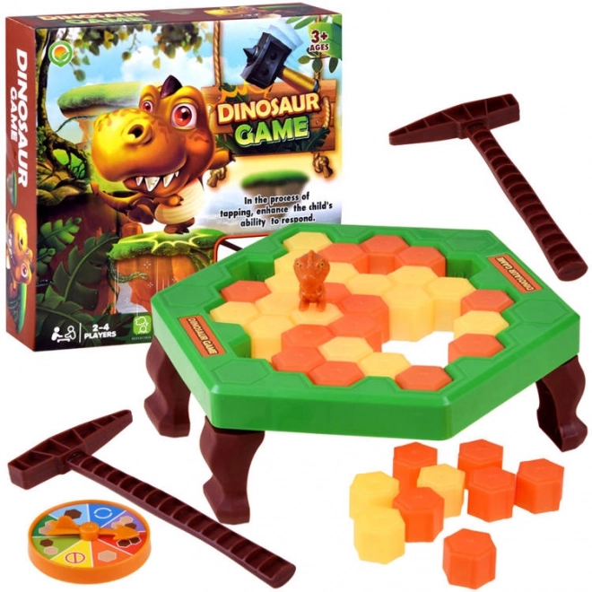 Red de dinosaurus honingraat speelgoedspel