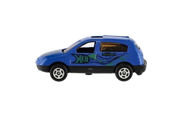 Voiture en métal 7cm dans une boîte