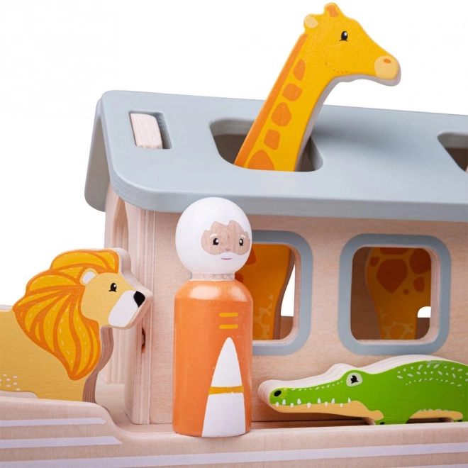 Wooden Toy Noah's Ark by Bigjigs Toys