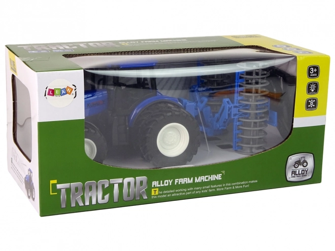 Tracteur télécommandé 1:24 Blue Disc Aggregate Metal