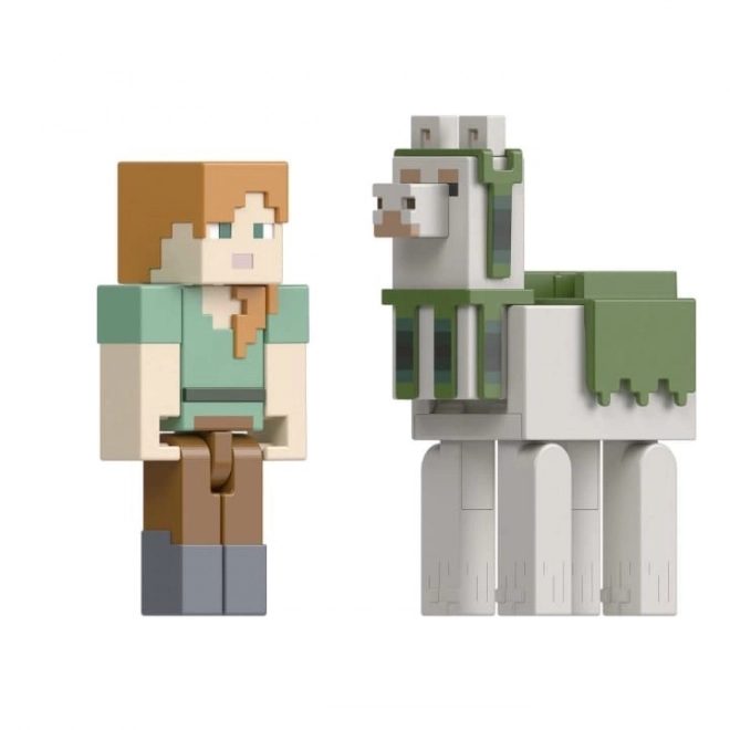 Minecraft figuurtjes Alex en lama
