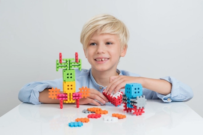 Constructieblokjes Waffle mini pastel 500 stuks