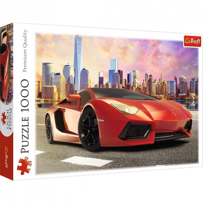 Puzzle 1000 Stück - Fahrt bei Sonnenuntergang Trefl