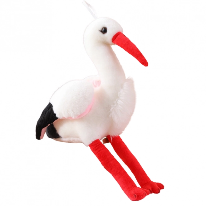 Cigogne en peluche