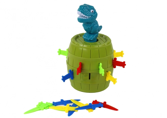 Arcade pop up spel Dinosaur in een vat