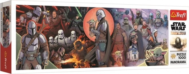 Panoramapuzzle The Mandalorian Abenteuer 1000 Teile