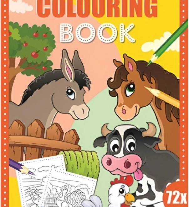 Coloring Book A4, 72 pages