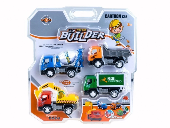 Spielzeug Set - Bau Fahrzeuge