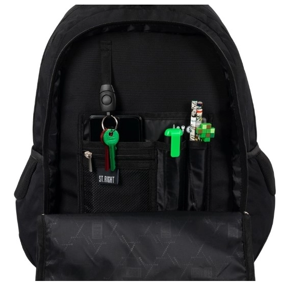 Schoolrugzak St. Right 25L zwart