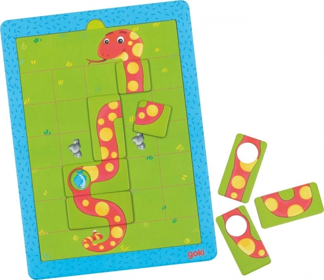 Magnetische Puzzel Hongerige Slang