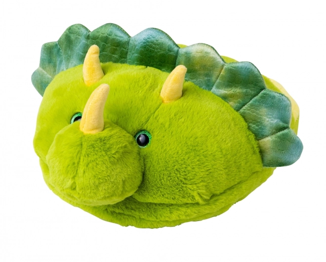Gemütlicher Noxxiez Warmer Plüsch-Pantoffel Dinosaurier