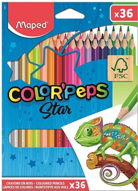 MAPED Color'Peps Colored Pencils, 36 pcs