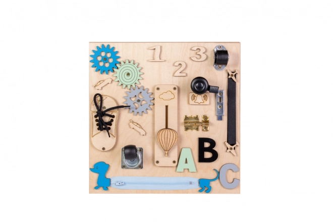 Houten manipulatiebord 30x30cm