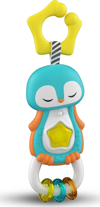 CLEMENTONI BABY hochet interactif pingouin tout doux