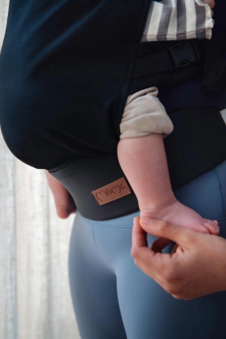 Ergonomische draagzak MoMi COLLET zwart
