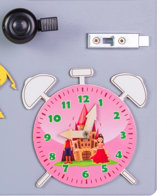 Houten speeltafel grijs