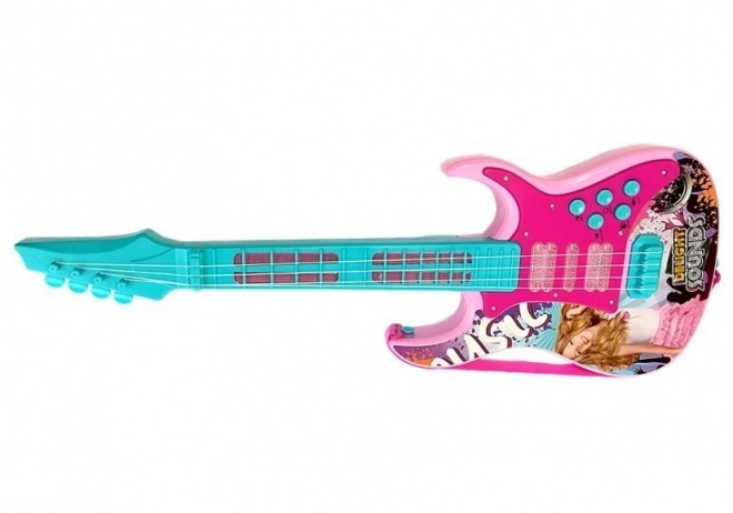 Gitaar met microfoon Karaoke set