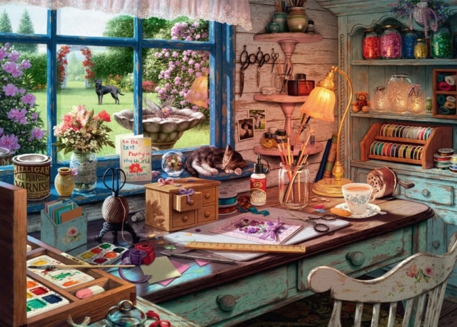 RAVENSBURGER Puzzel Ambachtelijke Werkplaats 1000 Stukken