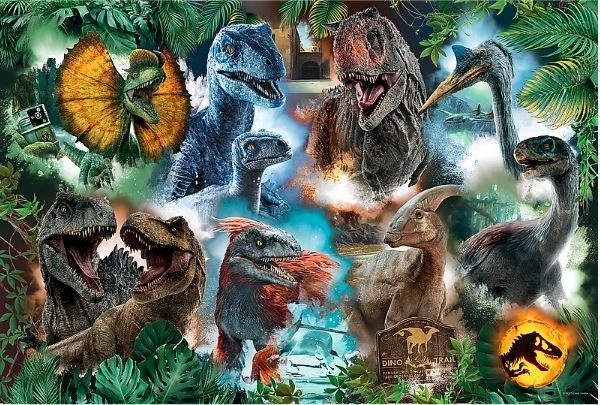 Puzzel 300 stukken Favoriete dinosauriërs Jurassic Wereld