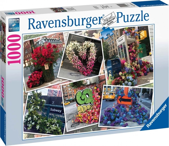 Puzzle 2D 1000 Teile NYC Blumenparadies