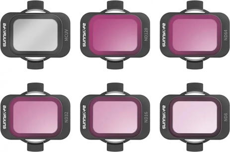 Kit de filtres Sunnylife MCUV et ND8/16/32/64/128 pour DJI Avata 2