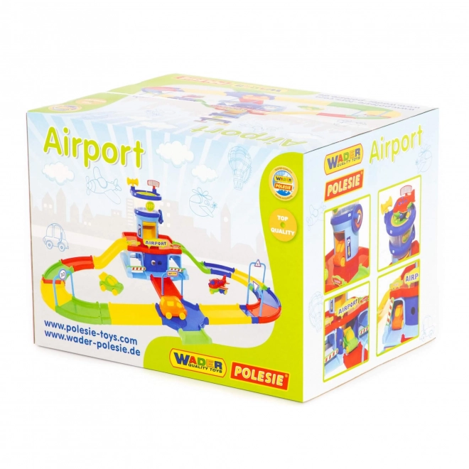Vliegveld met landingsbaan Play City