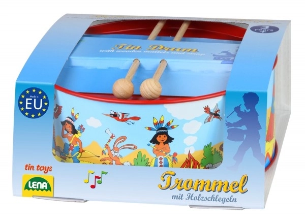Blikken trommel Indianen