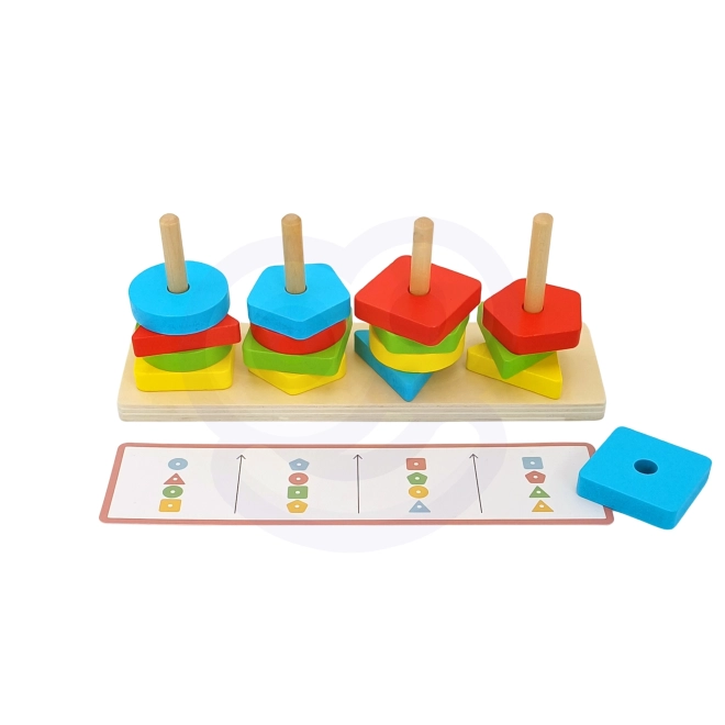 Woopie Montessori Dierenpiramide 27 stuks