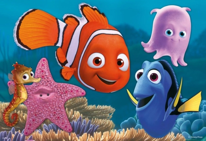 RAVENSBURGER Puzzle À la recherche de Nemo 2x12 pièces