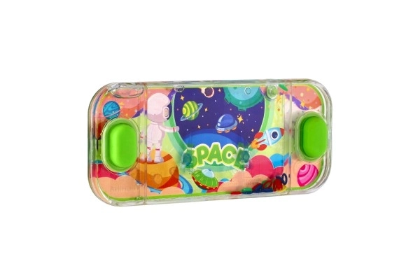Water spel puzzel 15x7cm plastic ruimte 4 soorten 24st in doos
