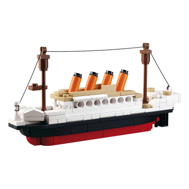Gedetailleerd model van het schip